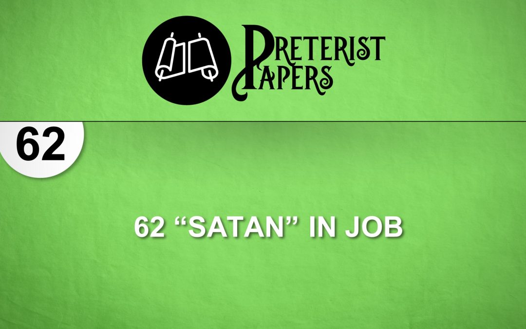 62 “Satan” in Job